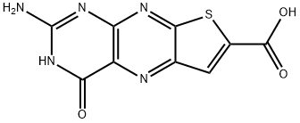 Thieno[3,2-g]pteridine-7-carboxylic  acid,  2-amino-1,4-dihydro-4-oxo-  (9CI) 结构式