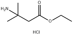 3-氨基-3-甲基丁酸乙酯盐酸盐 结构式