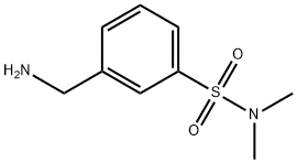 3-(aminomethyl)-N,N-dimethylbenzenesulfonamide Struktur