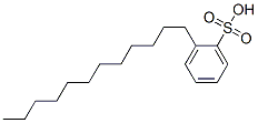DODECYLBENZENESULFONIC ACID 化学構造式