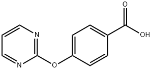 4-(2-PYRIMIDINYLOXY)BENZENECARBOXYLIC ACID Structure