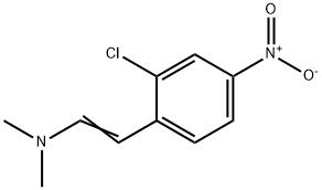 2-(2-CHLORO-4-NITROPHENYL)-N,N-DIMETHYLETHENAMINE 结构式