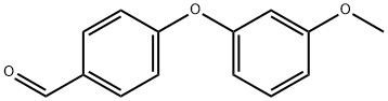 4-(3-METHOXY-PHENOXY)-BENZALDEHYDE Structure