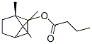 (1S-endo)-bornyl butyrate Struktur