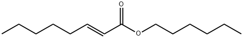 hexyl (E)-oct-2-enoate 结构式