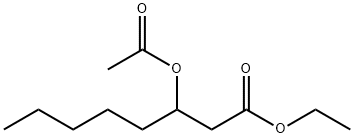 ethyl 3-(acetoxy)octanoate Struktur