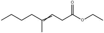 ethyl (E)-4-methyl-oct-3-enoate Struktur