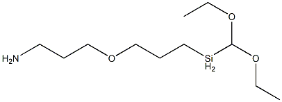 3-[3-(diethoxymethylsilyl)propoxy]propylamine Struktur