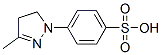 p-(4,5-dihydro-3-methyl-1H-pyrazol-1-yl)benzenesulphonic acid 结构式