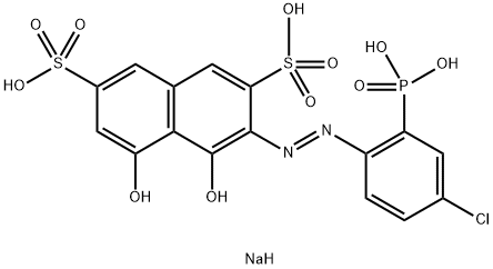 Chlorophosphonazo I Struktur