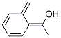 Ethanol, 1-(6-methylene-2,4-cyclohexadien-1-ylidene)-, (1Z)- (9CI) Struktur