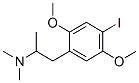 2,5-dimethoxy-N,N-dimethyl-4-iodoamphetamine Struktur