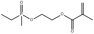 2-[(ethylmethylphosphinyl)oxy]ethyl methacrylate Struktur