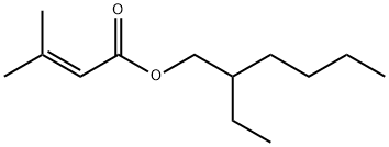 2-ethylhexyl 3-methyl-2-butenoate Struktur