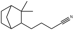 3,3-dimethylbicyclo[2.2.1]heptane-2-butyronitrile Structure