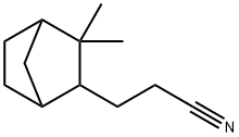 3-(3,3-dimethylbicyclo[2.2.1]hept-2-yl)propiononitrile Struktur