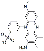 3-amino-1,2-dimethyl-7-(dimethylamino)-5-(3-sulphonatophenyl)phenazinium 结构式
