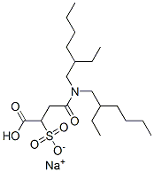 sodium hydrogen 4-[bis(2-ethylhexyl)amino]-4-oxosulphonatobutyrate Structure