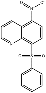 Quinoline,  5-nitro-8-(phenylsulfonyl)-|