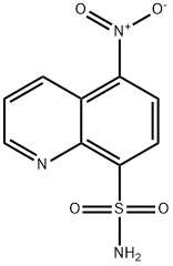 8-Quinolinesulfonamide,  5-nitro- 化学構造式