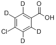 4-CHLOROBENZOIC-D4 ACID Structure