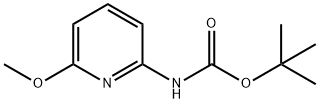 (6-メトキシ-ピリジン-2-イル)-カルバミン酸 TERT-ブチル エステル 化学構造式