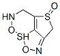 1,7-(dioxa)-2,6-diaza-4,7a-dithia-3H,5H-benzo(cd)pentalene-4-oxide 结构式