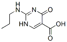 5-Pyrimidinecarboxylic acid, 1,4-dihydro-4-oxo-2-(propylamino)- (9CI) Struktur