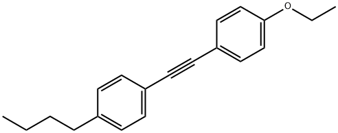 1-[2-(4-ブチルフェニル)エチニル]-4-エトキシベンゼン 化学構造式