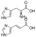 L-histidine mono[3-(1H-imidazol-4-yl)acrylate] Struktur