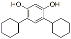 4,6-ジシクロヘキシル-1,3-ベンゼンジオール 化学構造式