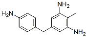 5-[(4-aminophenyl)methyl]-2-methylbenzene-1,3-diamine Structure