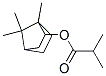 rel-(-)-2-メチルプロパン酸(1R*,4α*)-1β*,7,7-トリメチルビシクロ[2.2.1]ヘプタン-2β*-イル 化学構造式