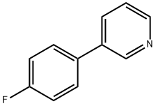 3-(4-Fluorophenyl)pyridine 结构式