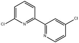 4,6'-DICHLORO-2,2'-BIPYRIDINE Struktur
