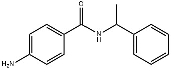 4-AMINO-N-(1-PHENYLETHYL)BENZAMIDE Structure