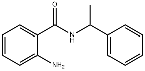 2-アミノ-N-(1-フェニルエチル)ベンズアミド 化学構造式