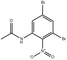 N-ACETYL 3,5-DIBROMO-2-NITROANILINE, 855929-29-2, 结构式