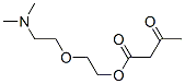 3-オキソブタン酸2-[2-(ジメチルアミノ)エトキシ]エチル 化学構造式