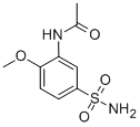 N-(2-METHOXY-5-SULFAMOYL-PHENYL)-ACETAMIDE 结构式