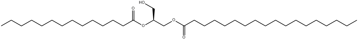 1-stearoyl-2-myristoylglycerol Structure