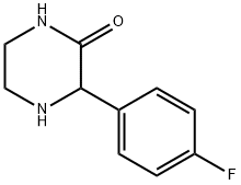 3-(4-FLUORO-PHENYL)-PIPERAZIN-2-ONE Struktur