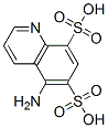 6,8-Quinolinedisulfonic  acid,  5-amino- Structure