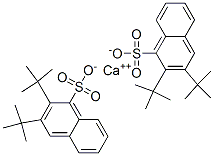 calcium bis[di(tert-butyl)naphthalenesulphonate] Structure