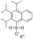 potassium tris(1-methylethyl)naphthalenesulphonate 结构式