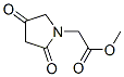 2,4-ジオキソ-1-ピロリジン酢酸メチル 化学構造式