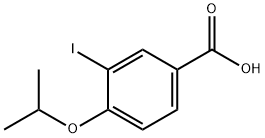 3-碘-4-异丙氧基苯甲酸,856167-47-0,结构式