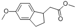 METHYL (5-METHOXY-2,3-DIHYDRO-1H-INDEN-1-YL)ACETATE Structure