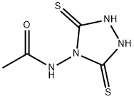 Acetamide,  N-(3,5-dithioxo-1,2,4-triazolidin-4-yl)- Struktur