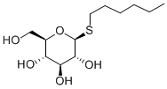 己基-Β-D-硫代吡喃葡萄糖苷,85618-19-5,结构式